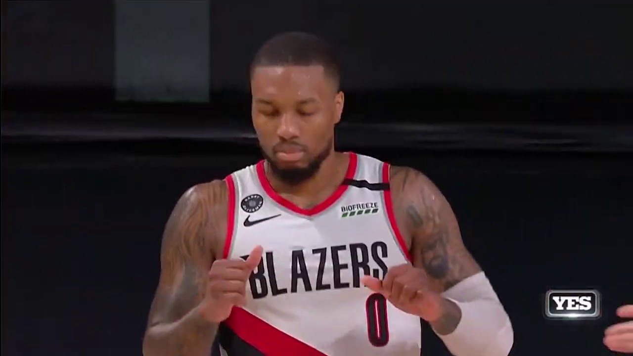 Damian Lillard Had The Best Reaction After Blazers Beat The Nets