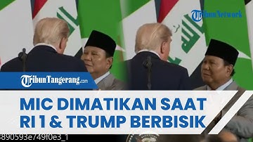 Momen Prabowo & Trump Asyik Berbisik di Panggung KTT Gaza Sampai Mic Dimatikan, Bicara Soal Apa?