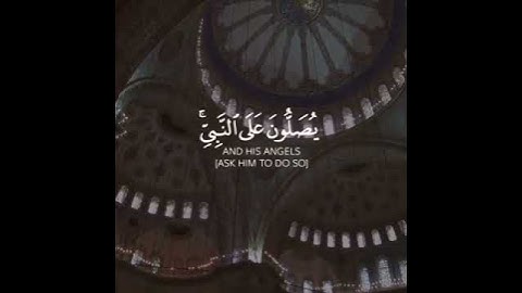 تلاوة سورة الاحزاب الاية 56