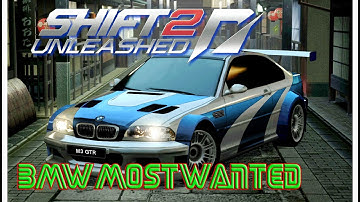 need for speed shift 2 BMW M3 GTR E46 Most Wanted Edition