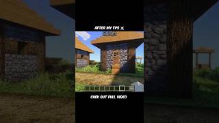 100% Lag Fix in MCPE 🔥 | Vibrant Visual (No FPS Drop) #shorts #minecraftshorts