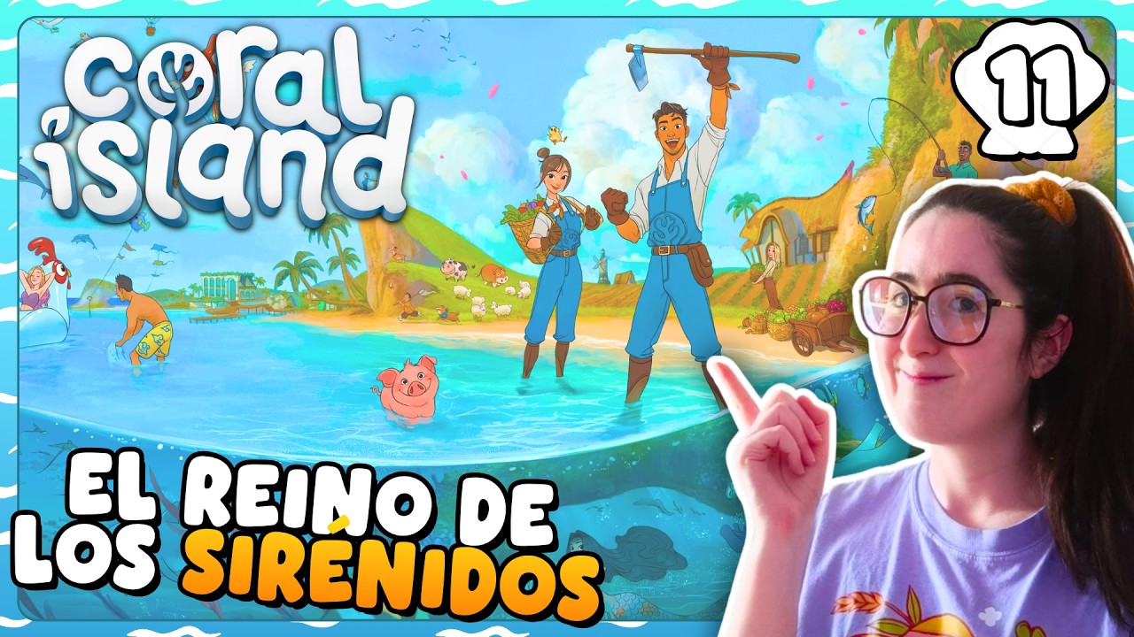🔴 ¡Llegamos al reino de los sirénidos! 🌺 Coral Island #11
