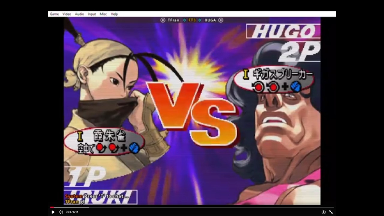 XUGA VS TFRAN - Fightcade Street Fighter III 3rd Strike