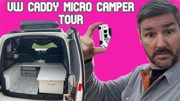 This VW Caddy Stealth Micro Camper is DIFFERENT-Caddy Camper Tour