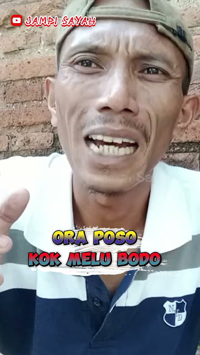 Ora Poso Kok Melu Bodo #shorts #filmkomedi #komedijawa