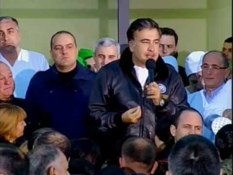 სიტყვით გამოსვლა ყვარელში