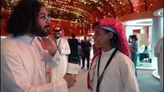 لقاء مع الفنان عمر سعيد بطل فيلم الهجان في مهرجان افلام السعودية