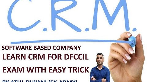 DFCCIL Customer Relationship Management Based Software |DFCCIL Customer Relations Notes | DFCCIL CRM