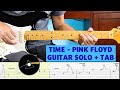 Time  pink floyd  guitar solo  tab  lessonplaythrough