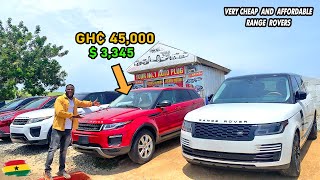 Ep.18 BLACK MARKET OFFERS 😱🔥Prices Of Cheap Foreign Used RANGE ROVER Cars In Accra Ghana!
