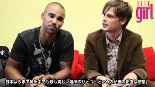 meeting Matthew Gray Gubler & Shemar Moore in TOKYO 2011