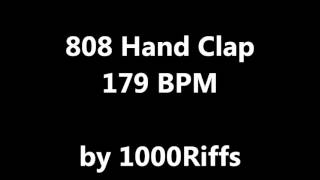 808 Hand Clap 179 Bpm - Beats Per Minute