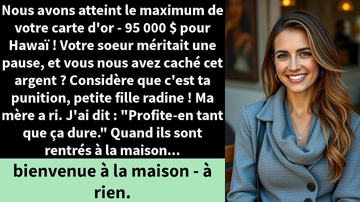 Nous avons atteint le maximum de votre carte d'or - 95 000 $ pour Hawaï !