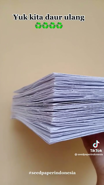 mengubah kertas bekas jadi produk mahal dan bernilai.