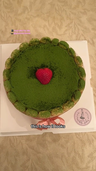 Matcha Tiramisu from Nonna Lia #shorts #foodie #dessert #foodlover #pourmoiforme