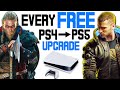 Every FREE PS4 to PS5 Game Upgrades CONFIRMED So Far (Free PS5 Game Upgrades)