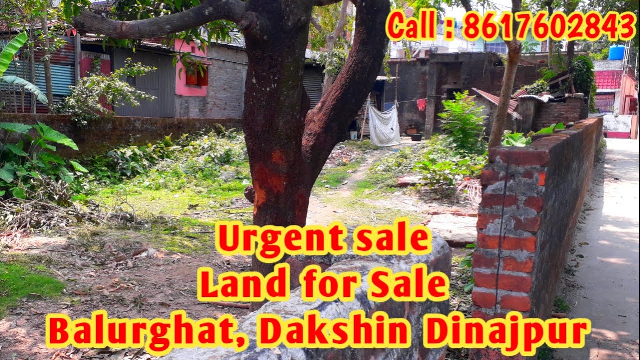 Low Price Land for Sale in Balurghat, Friends Union Market। House Flat