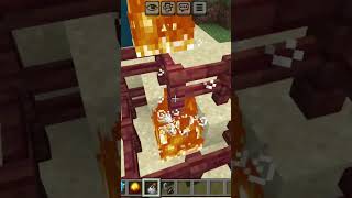 Minecraft real magic flying fire || #minecraft #100kview #gaming #trending #real flying fire magic