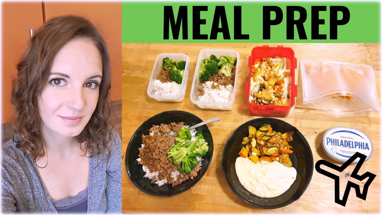 HEALTHY TRAVEL MEAL PREP // Flight Attendant Edition - YouTube