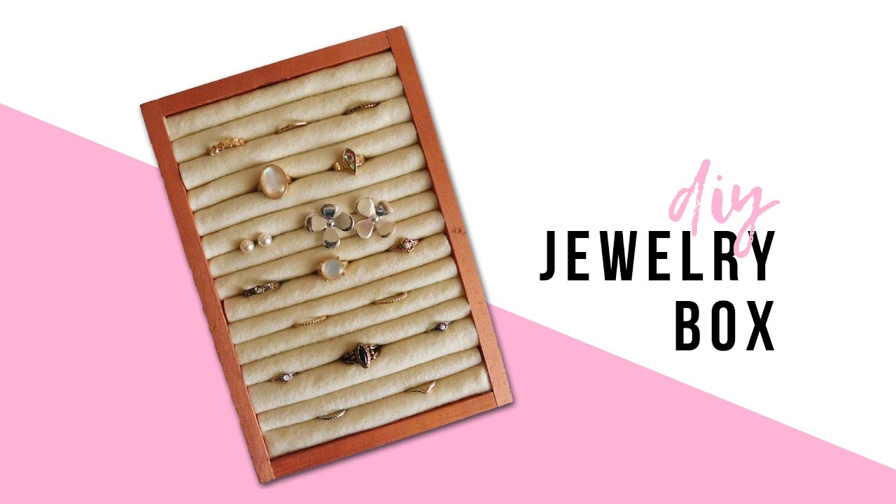 Diy Jewelry Box Drawer Storage Organizer Velvet Earring Necklace Bracelet  Tray | eBay