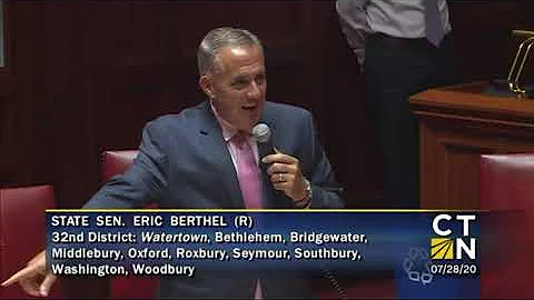 State Senator Eric Berthel comments on the Police Accountability Bill 7 28 2020