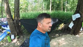 Kayak camping on the Tippecanoe River
