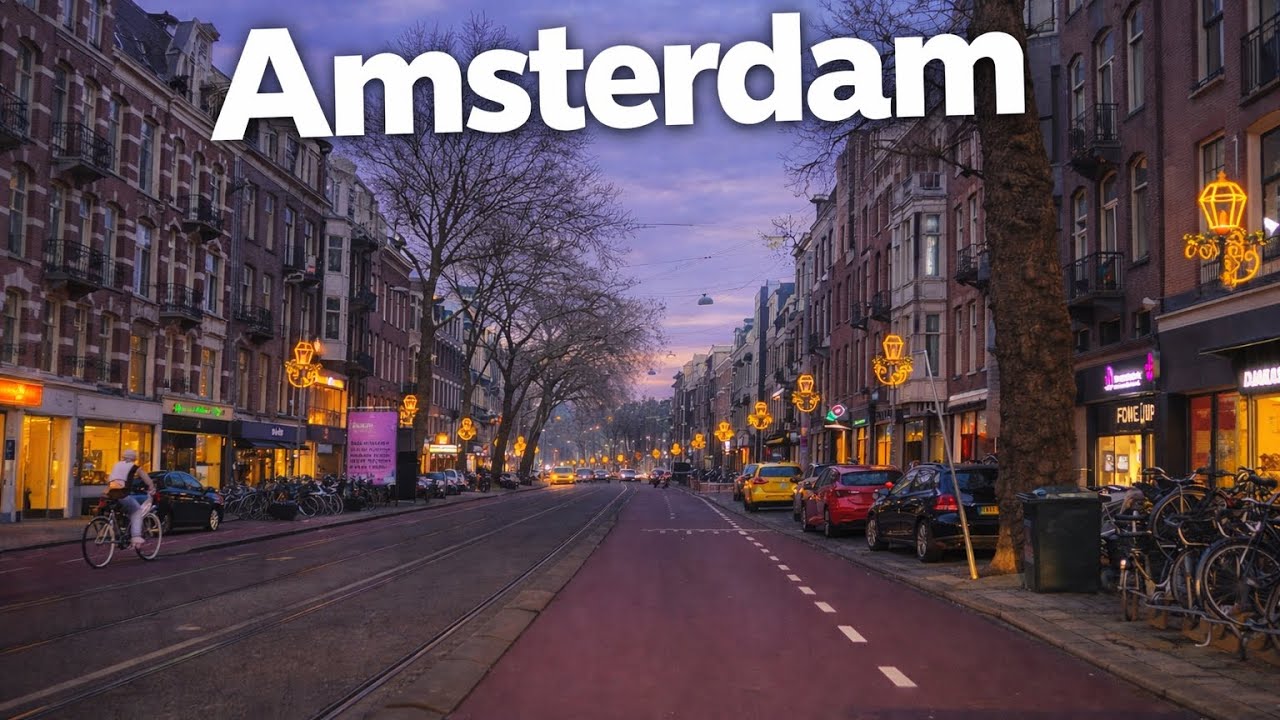 Driving in Amsterdam 🇳🇱 | From Rijksmuseum to Ceintuurbaan | City Life POV