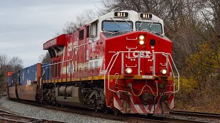 CSX RailFanning At Piscataway Train I030 With CSX First Responders ES44AH 911 Leading 12/15/21