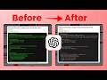 How to use chatGPT for modify the code?