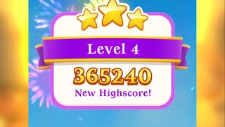 Bubble witch 3 saga level 4 ✌️3 stars