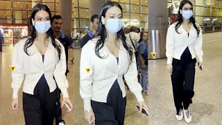 Nyasa Devgn Arrived Back To Mumbai