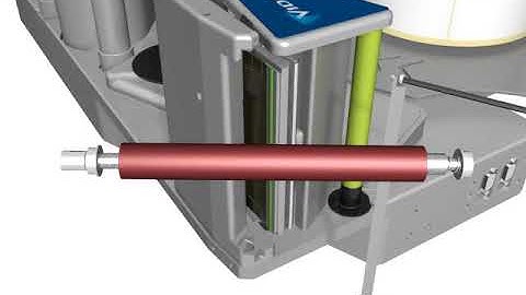 How to change the print roller | Videojet 9550 LPA