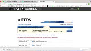 TCI Tutorial  How to Fill in College Tracker with IPEDS