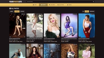 Photography Website Template 1 - Color Scheme 5