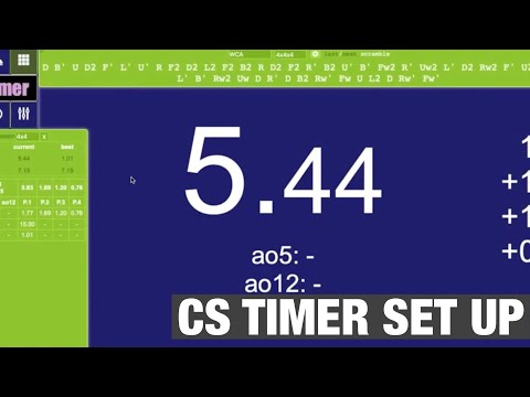 How to set up CS Timer