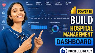 Build Hospital Management Dashboard in Power BI | Beginner Friendly | Portfolio Ready
