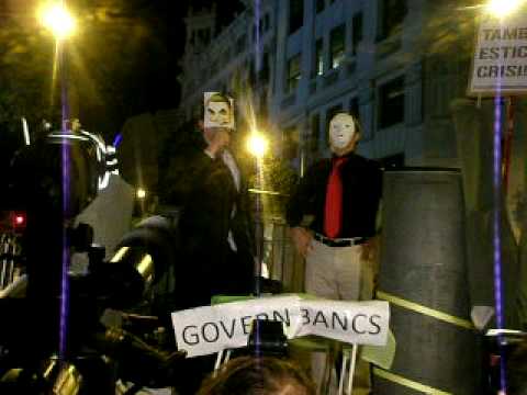 ZP da nuestro dinero a los bancos. Que la crisi la paguin els rics! (BCN:29.11.08) sharingbox