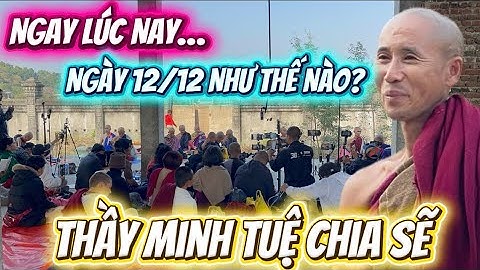 Ngay Lúc Nay...12/12 Như Thế Nào Thầy Minh Tuệ Chia Sẽ...