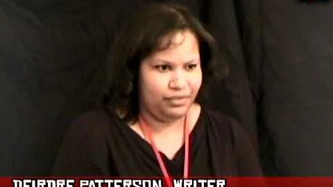 Screenwriter Deirdre Patterson at Terror Film Fest...