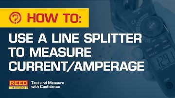 How To: Use a Line Splitter to Measure Current/Amperage