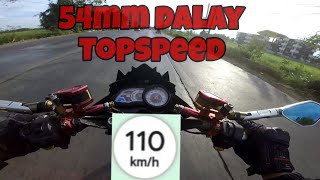 RaiderJ115Fi 54mm loaded topspeed with GPS | Pang dalay lang na set-up | GwapicsGODchuyMixMotoVlog