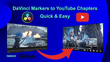 How To: DaVinci Markers to YouTube Chapters - Quick & Easy || convert EDL files via GitHub