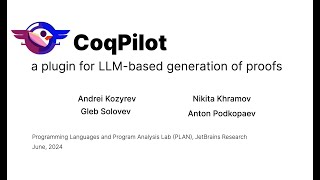CoqPilot: a Plugin for LLM-based Generation of Proofs