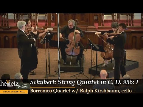 Heifetz 2019: Schubert: String Quintet in C, D. 956: I | Borromeo Quartet w/Ralph Kirshbaum, cello