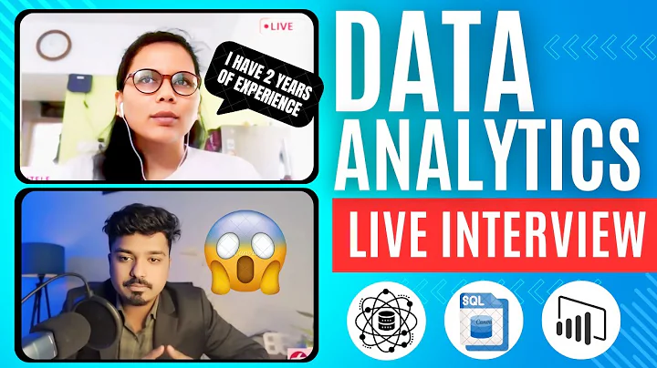Data Analyst Interview 2024 | SQL | POWER BI | Data Science | Mock Interview