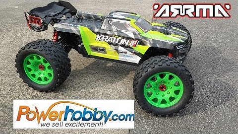 Arrma Kraton 8s with Powerhobby Wheels quick Test Run