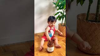 بيبي آدم عمل ترند الشوكولا🥹 #cute #baby