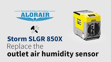 Storm SLGR 850X Commercial Dehumidifier Replace the Outlet Air Humidity Sensor