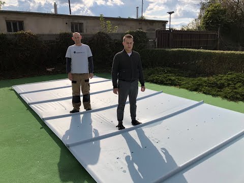 Rollschutzabdeckungen Sicherheitsabdeckung Rollschutz Schwimmbadabdeckung Stangenabdeckung