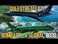 Gulfstream G700 vs Global 8000 – Comparación Completa
